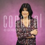 13-10-2004 Robert ten Brink en Roos ten Brink at studio in Amsterdam, by order of TROS. October 13, 2004.

[keywords]Posed, Half Length, Smiling[/keywords]